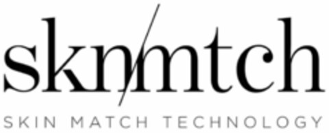 sknmtch SKIN MATCH TECHNOLOGY Logo (WIPO, 12.02.2018)