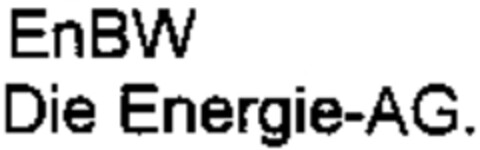 EnBW Die Energie-AG. Logo (WIPO, 12.12.1998)