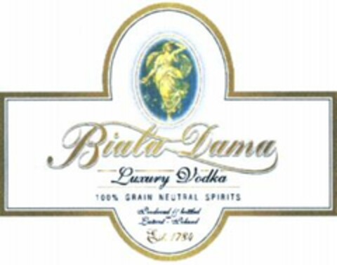 Biala Dama Luxury Vodka Logo (WIPO, 10/03/2003)