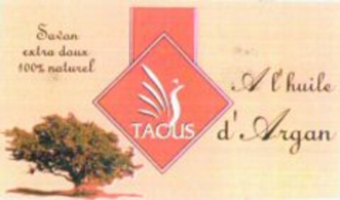 TAOUS A l'huile d'Argan Logo (WIPO, 21.06.2005)