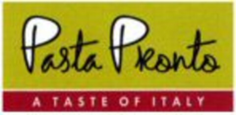 Pasta Pronto A TASTE OF ITALY Logo (WIPO, 05/14/2010)