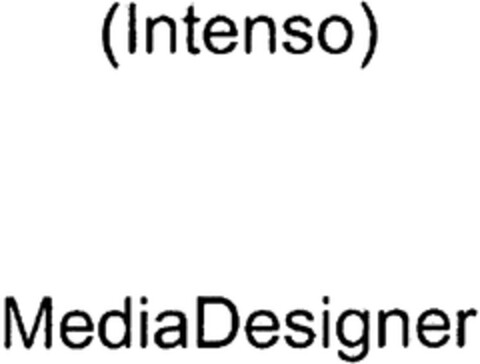 (Intenso) MediaDesigner Logo (WIPO, 05/27/2011)