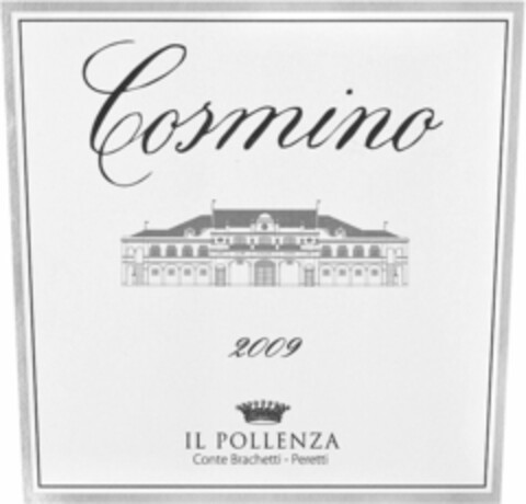 Cosmino 2009 IL POLLENZA Conte Brachetti - Peretti Logo (WIPO, 03/22/2017)