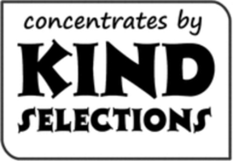 concentrates by KIND SELECTIONS Logo (WIPO, 04/19/2022)