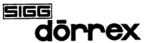 SIGG dörrex Logo (WIPO, 12.07.1976)
