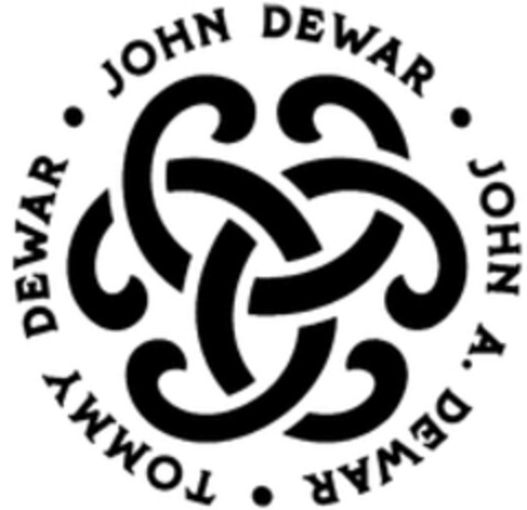 JOHN DEWAR JOHN A. DEWAR TOMMY DEWAR Logo (WIPO, 07/22/2013)