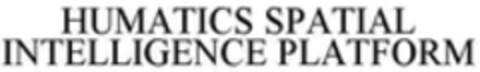HUMATICS SPATIAL INTELLIGENCE PLATFORM Logo (WIPO, 05.02.2018)