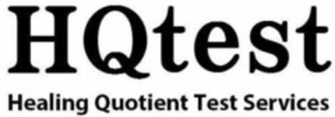 HQtest Healing Quotient Test Services Logo (WIPO, 08/24/2018)