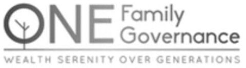 ONE Family Governance WEALTH SERENITY OVER GENERATIONS Logo (WIPO, 13.04.2022)