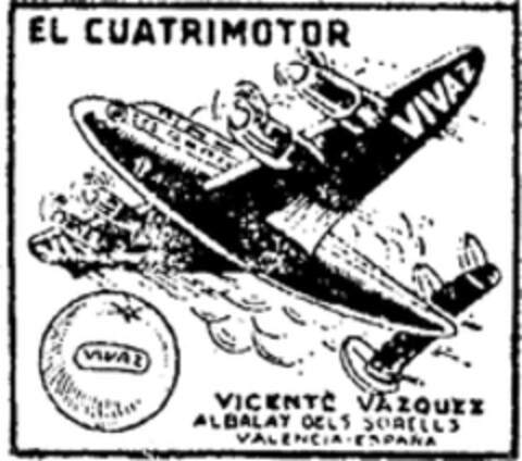 EL CUATRIMOTOR VIVAZ Logo (WIPO, 25.02.1959)