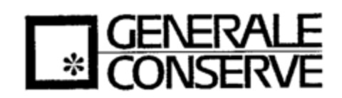 GENERALE CONSERVE Logo (WIPO, 14.03.1967)