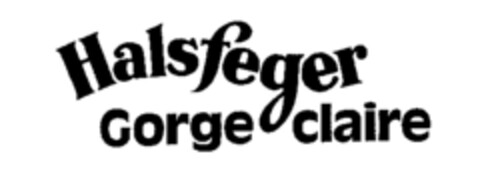 Halsfeger Gorge claire Logo (WIPO, 10.05.1991)