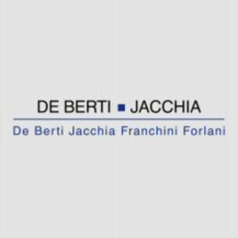 DE BERTI JACCHIA De Berti Jacchia Franchini Forlani Logo (WIPO, 03/22/2011)