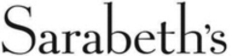 Sarabeth's Logo (WIPO, 12/06/2016)