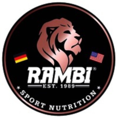 RAMBI EST. 1989 SPORT NUTRITION Logo (WIPO, 12.09.2017)