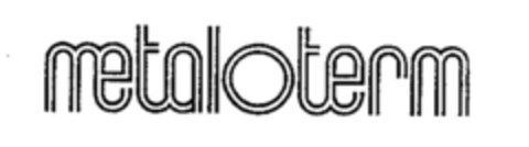 metaloterm Logo (WIPO, 19.10.1971)