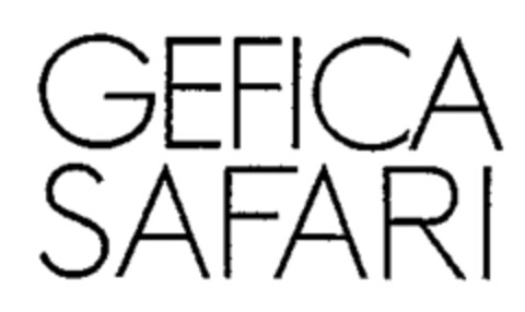 GEFICA SAFARI Logo (WIPO, 12/02/1986)