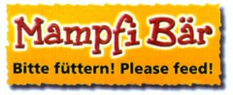 Mampfi Bär Bitte füttern! Please feed! Logo (WIPO, 29.11.1996)