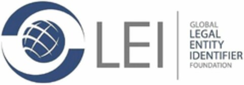 LEI GLOBAL LEGAL ENTITY IDENTIFIER FOUNDATION Logo (WIPO, 08/12/2014)