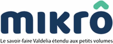 mikrô Le savoir-faire Valdelia étendu aux petits volumes Logo (WIPO, 29.04.2018)