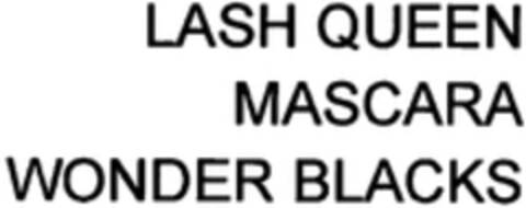 LASH QUEEN MASCARA WONDER BLACKS Logo (WIPO, 05.06.2015)