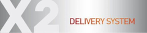 X2 DELIVERY SYSTEM Logo (WIPO, 10/07/2016)