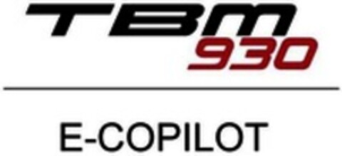 TBM 930 E-COPILOT Logo (WIPO, 14.06.2017)