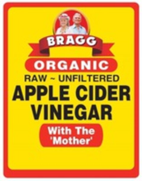 BRAGG ORGANIC RAW ~ UNFILTERED APPLE CIDER VINEGAR With The 'Mother' Logo (WIPO, 12.03.2020)