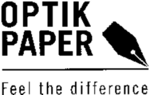 OPTIK PAPER Feel the difference Logo (WIPO, 17.11.2011)