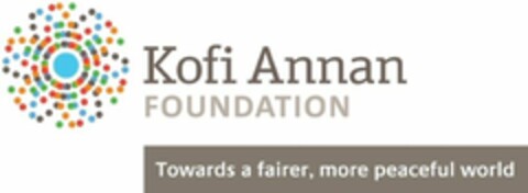 Kofi Annan FOUNDATION Towards a fairer, more peaceful world Logo (WIPO, 11/16/2017)