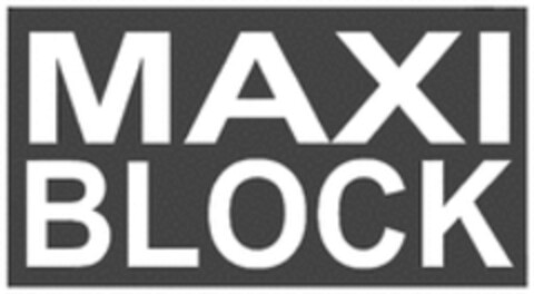 MAXI BLOCK Logo (WIPO, 17.09.2019)