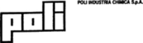 poli POLI INDUSTRIA CHIMICA S.p.A. Logo (WIPO, 05.09.1989)