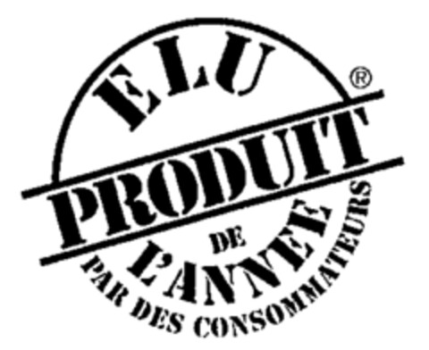 ELU PRODUIT DE L'ANNEE PAR DES CONSOMMATEURS Logo (WIPO, 22.12.1994)