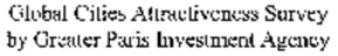 Global Cities Attractiveness Survey by Greater Paris Investment Agency Logo (WIPO, 15.01.2009)