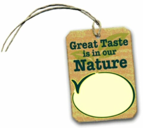 Great Taste is in our Nature Logo (WIPO, 05/04/2010)