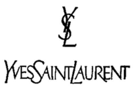 YSL YVES SAINT LAURENT Logo (WIPO, 04/29/1975)