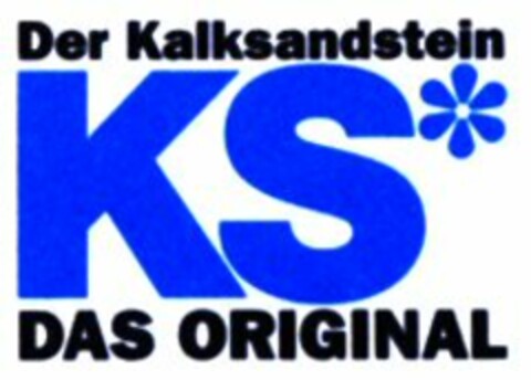 Der Kalksandstein KS* DAS ORIGINAL Logo (WIPO, 07/22/2003)