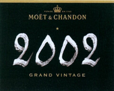 MOËT & CHANDON 2002 GRAND VINTAGE Logo (WIPO, 30.05.2011)