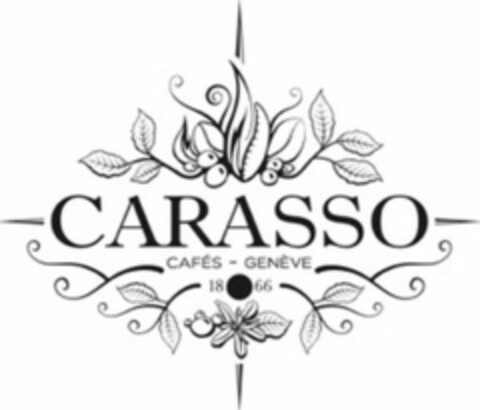 CARASSO CAFÉS GENÈVE 1866 Logo (WIPO, 20.06.2016)