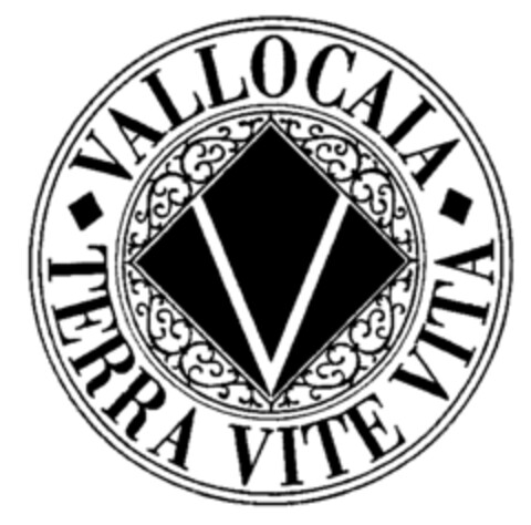 VALLOCAIA TERRA VITE VITA Logo (WIPO, 16.11.1988)