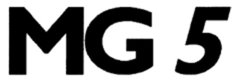 MG 5 Logo (WIPO, 10/19/2007)