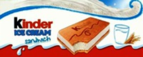 Kinder ICE CREAM SANDWICH Logo (WIPO, 02.03.2018)