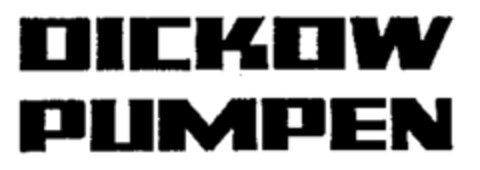 DICKOW PUMPEN Logo (WIPO, 31.10.1990)