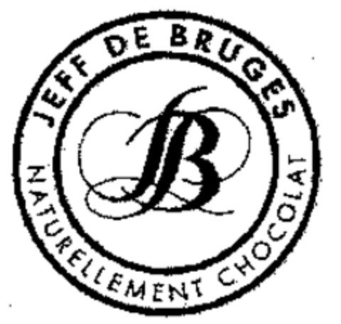 JB JEFF DE BRUGES NATURELLEMENT CHOCOLAT Logo (WIPO, 29.12.2004)