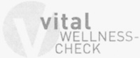 v vital WELLNESS- CHECK Logo (WIPO, 08/05/2009)