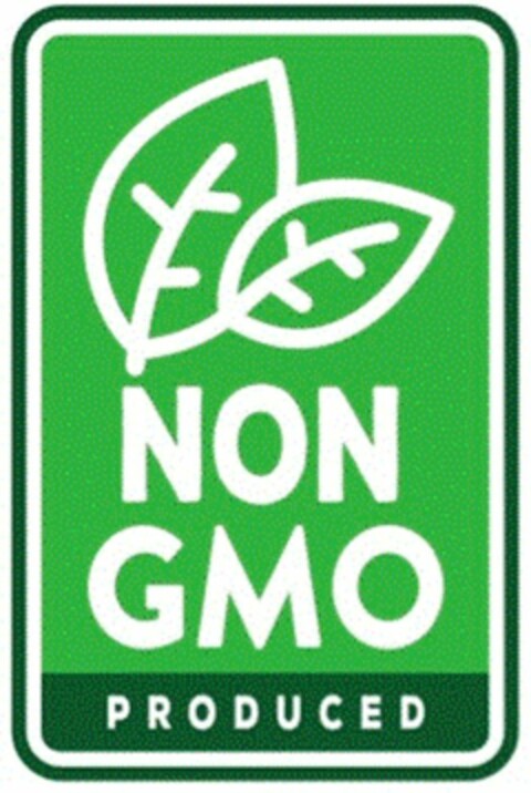 NON GMO PRODUCED Logo (WIPO, 16.04.2018)