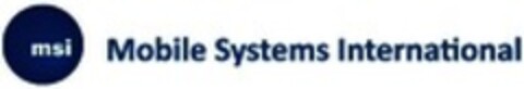 msi Mobile Systems International Logo (WIPO, 02/14/2018)