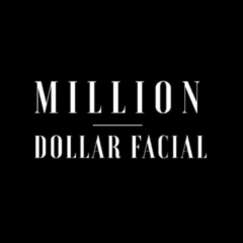 MILLION DOLLAR FACIAL Logo (WIPO, 18.03.2019)