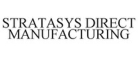 STRATASYS DIRECT MANUFACTURING Logo (WIPO, 09.03.2015)