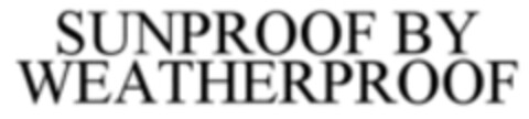 SUNPROOF BY WEATHERPROOF Logo (WIPO, 02/28/2019)